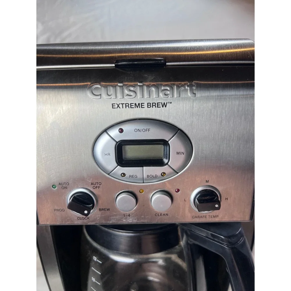 Cuisinart Extreme Brew DCC-2650 12 Cup Programmable Coffee Maker Stainless Steel